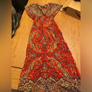 Vintage Angie dress maxi (no size tag but fits small/medium)